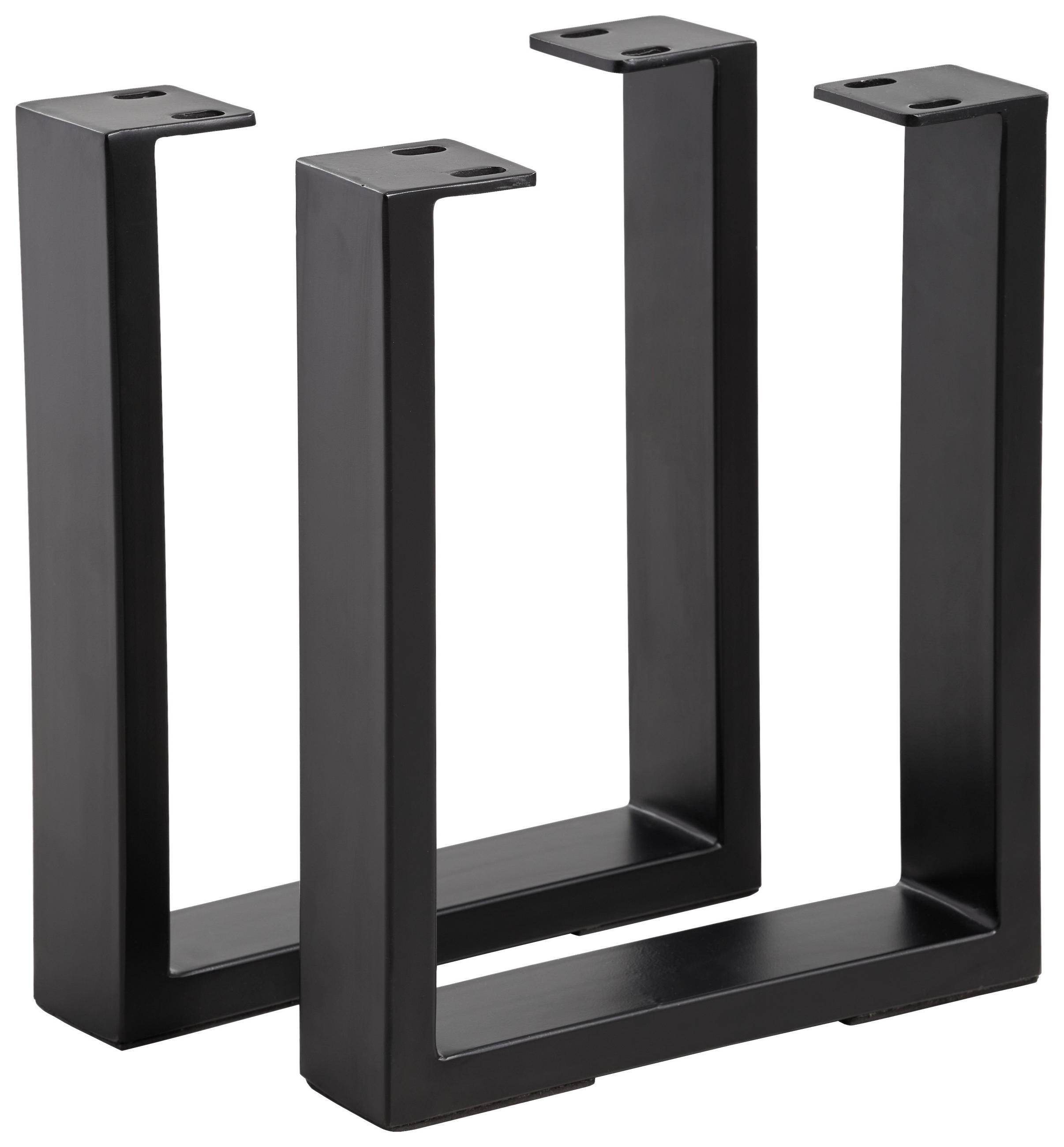 BANKGESTELL in  - Schwarz, Natur, Metall (30/40/7,5cm) - Valdera