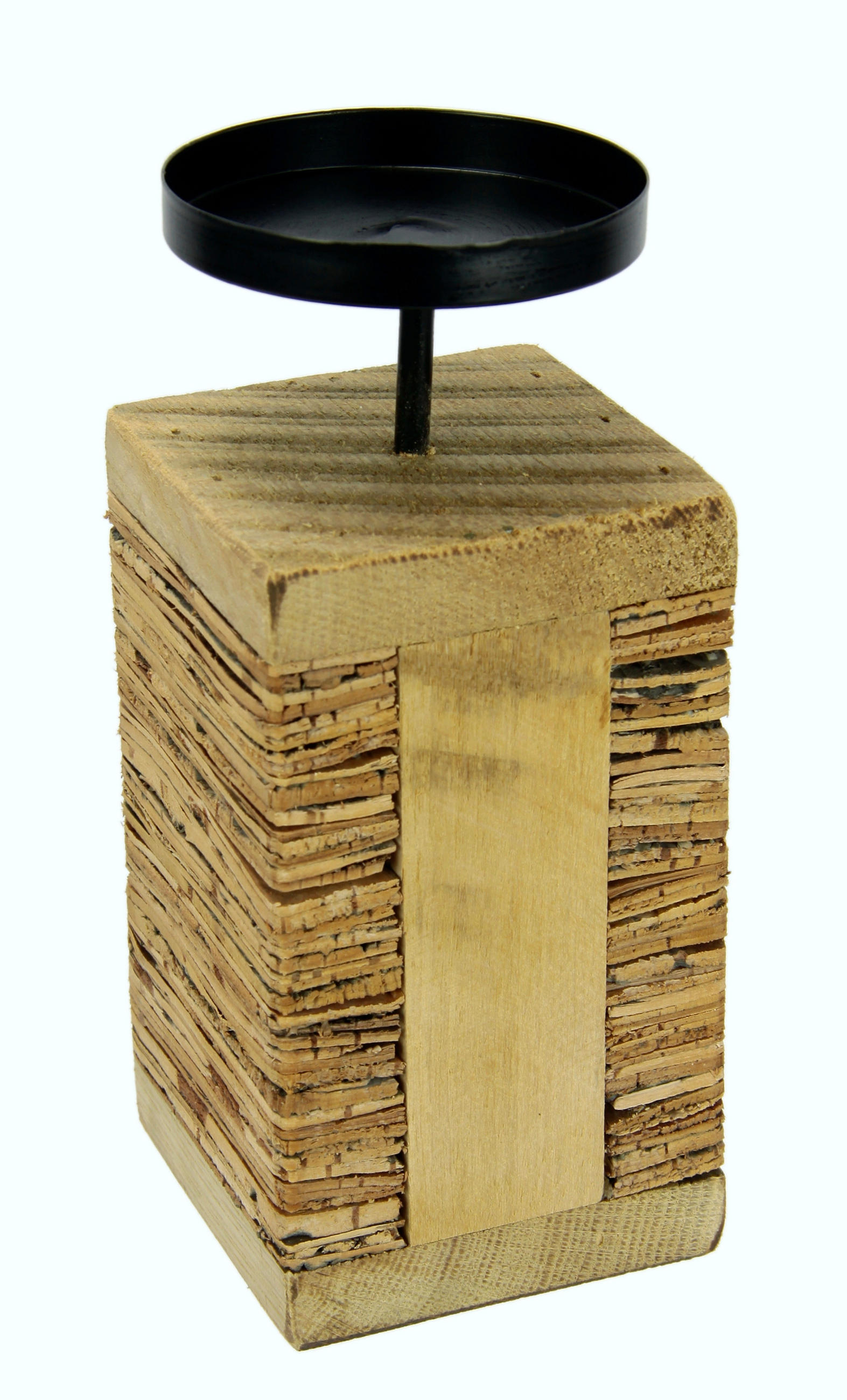 KERZENHALTER - ROMANTIK / LANDHAUS, Naturmaterialien/Metall (8/19/8cm) - X-Mas