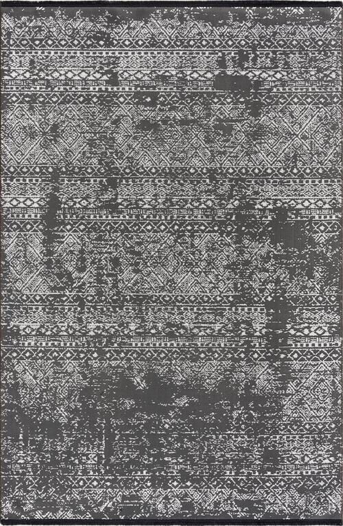 WEBTEPPICH 133/190 cm - Schwarz/Grau, Design, Textil (133/190cm) - Novel