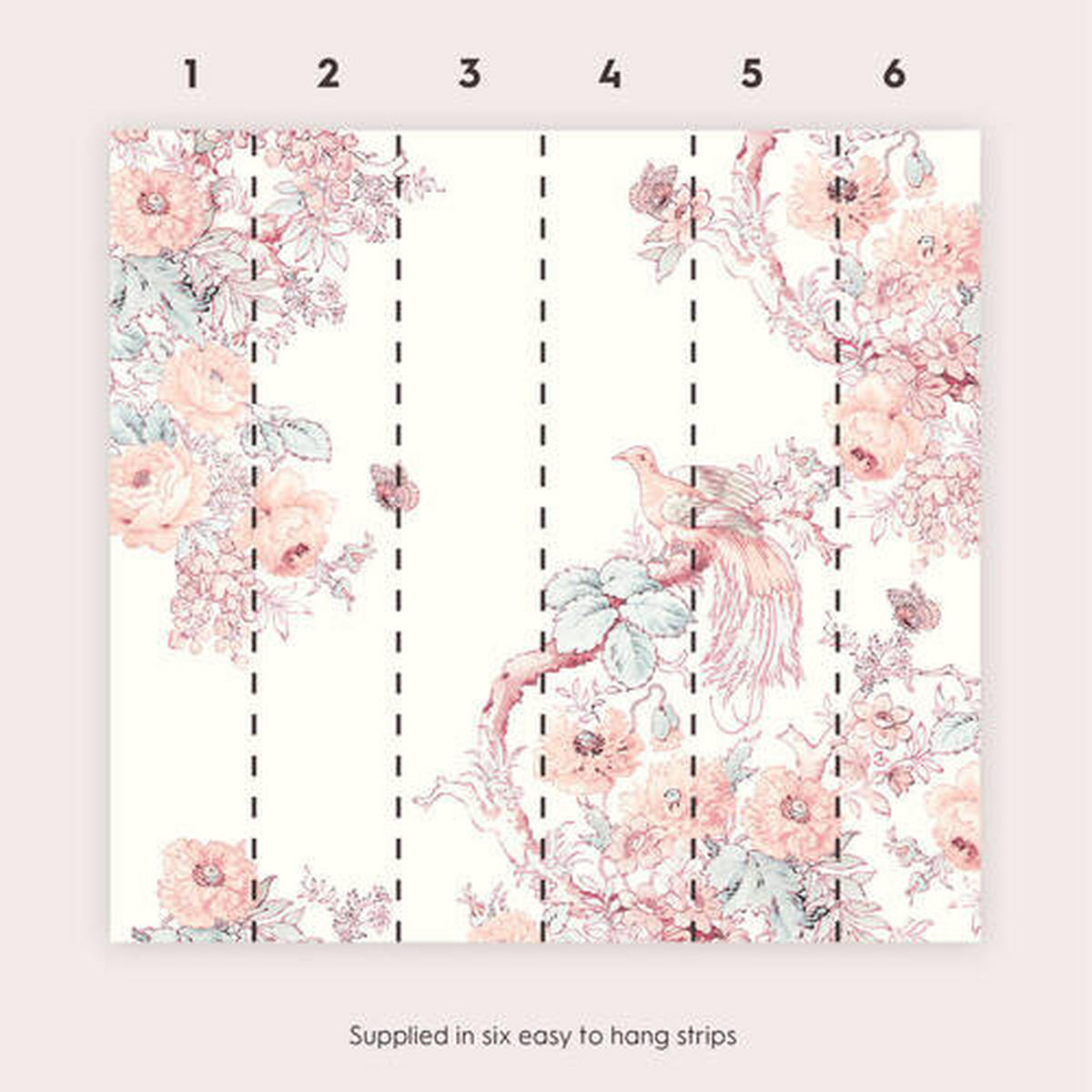 FOTOTAPET 280/300 cm  - pink, Basics, papper/plast (280/300cm)