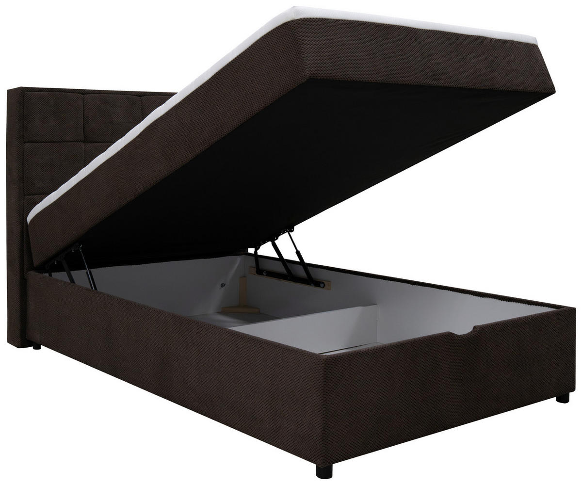 BOXBETT 120/200 cm  in Braun  - Braun, MODERN, Holz/Holzwerkstoff (120/200cm) - MID.YOU