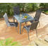 GARTENTISCH Glas, Metall Grau, Silberfarben - Silberfarben/Grau, Design, Glas/Metall (90/90/72cm) - XORA