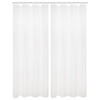 SCHLAUFENVORHANG transparent  - Weiß, Basics, Textil (135/245cm)