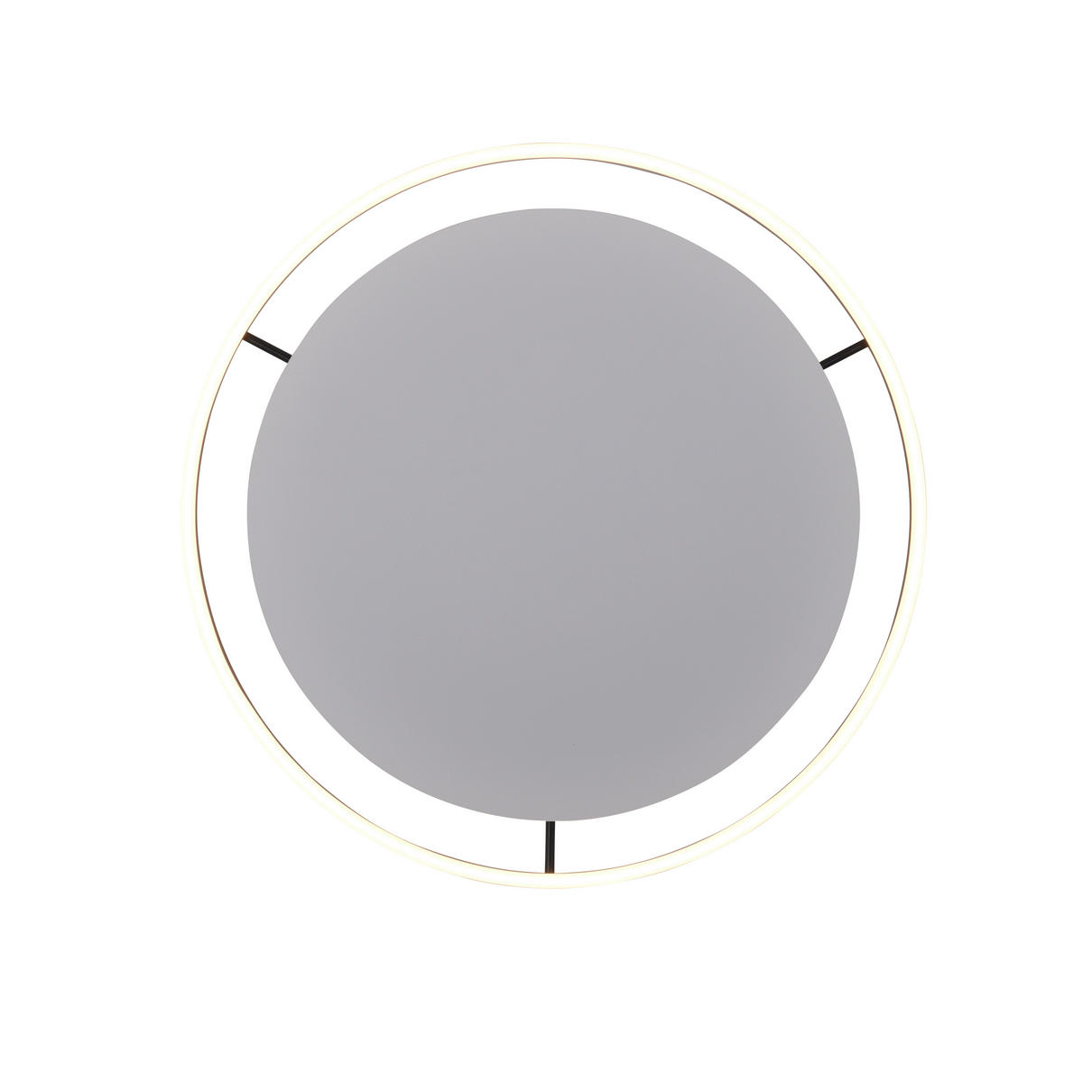 LED-DECKENLEUCHTE 58,5/58,5/5,3 cm   - Anthrazit, Design, Kunststoff/Metall (58,5/58,5/5,3cm)