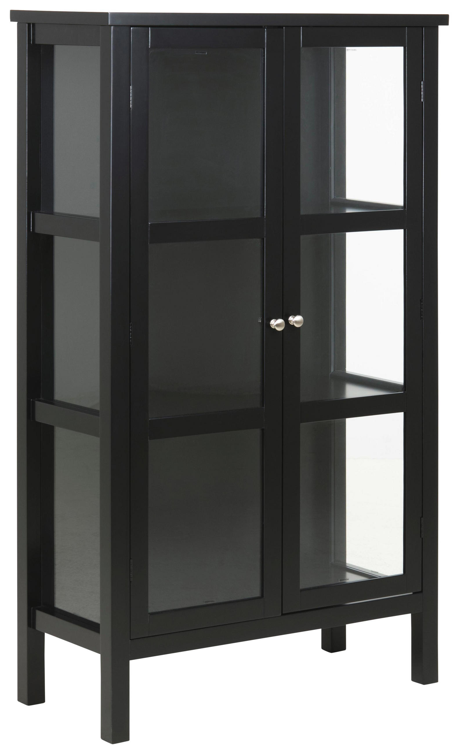 Vitrine in Schwarz