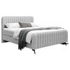 BOXBETT 180/200 cm  in Hellgrau  - Hellgrau/Schwarz, MODERN, Holz/Holzwerkstoff (180/200cm) - MID.YOU