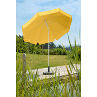 SONNENSCHIRM 240 cm Gelb  - Gelb/Weiß, Basics, Textil/Metall (240/230/240cm) - Schneider