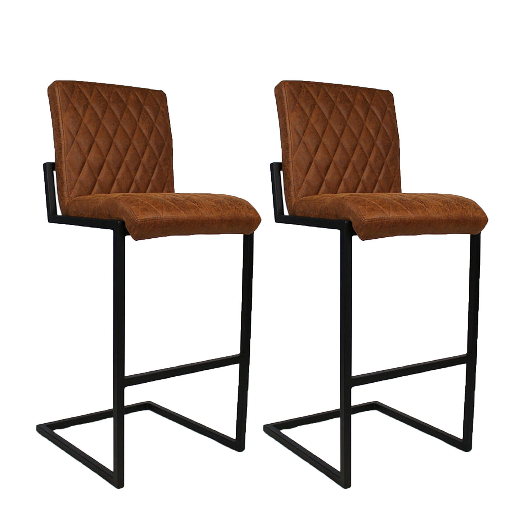 Barhocker-Set in Braun