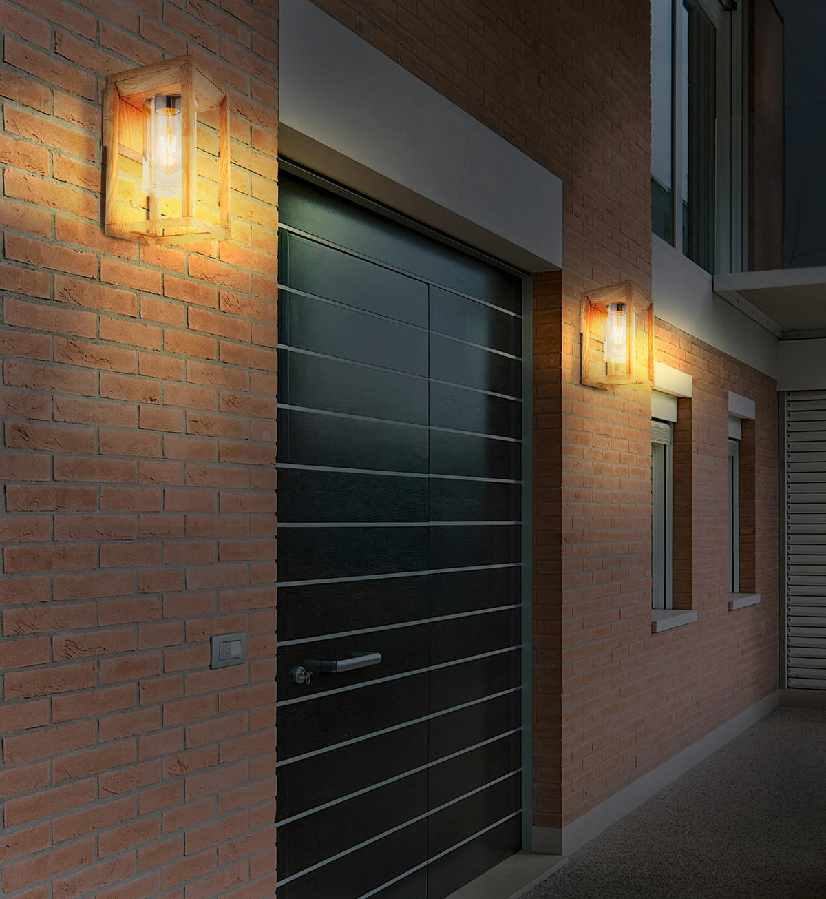 ZUNANJA STOJEČA SVETILKA  Candela   15/16,5/27 cm          - naravne barve/prozorno, Natur, kovina/umetna masa (15/16,5/27cm)