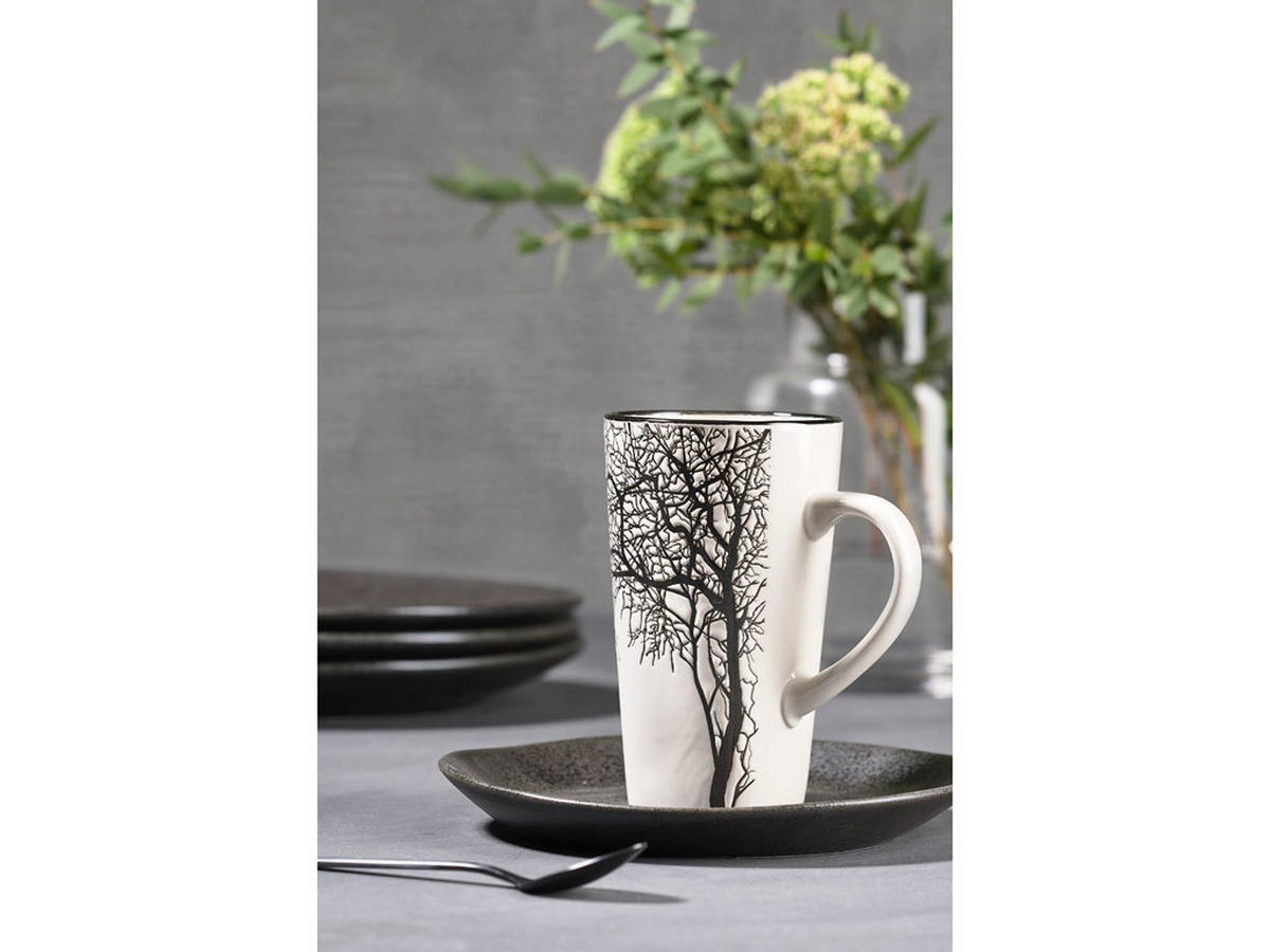 FRÜHSTÜCKSTELLER Dunkelgrau  - Dunkelgrau, Trend, Keramik (20/3cm) - Villa Collection