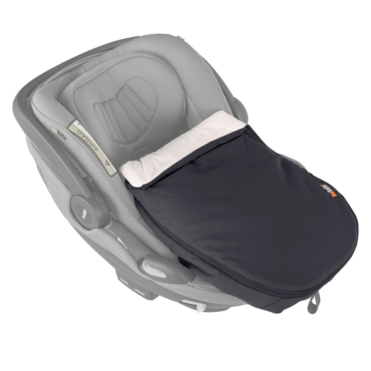 NAVLAKA ZA AUTOSJEDALICU  Go Beyond²   - crna, Basics, tekstil (46/40/10cm) - Besafe
