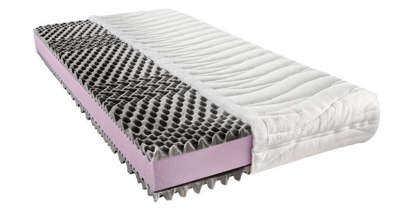 KALTSCHAUMMATRATZE 90/190 cm Höhe ca. 21 cm - Weiß, Basics, Textil (90/190cm) - Sleeptex