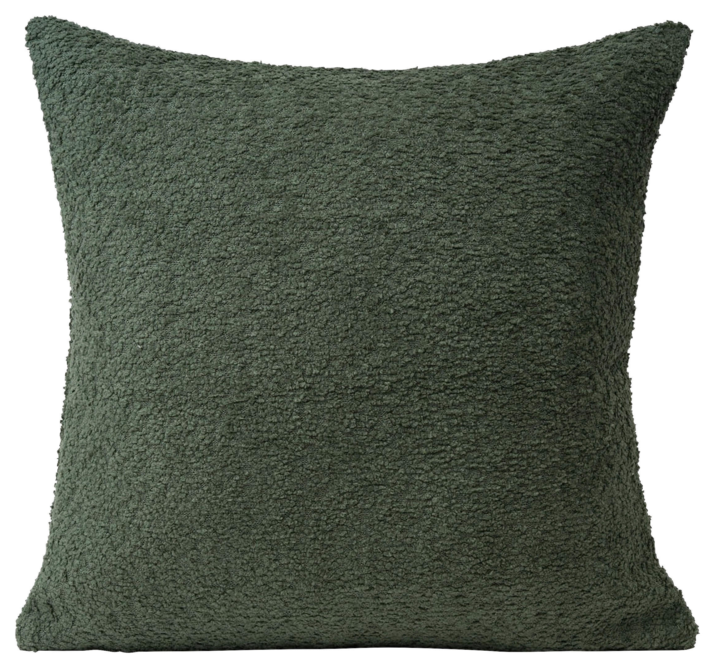 ZIERKISSEN  50/50 cm   - Dunkelgrün, Basics, Textil (50/50cm) - Novel
