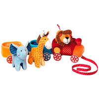 ZIEHFIGUR - Blau/Rot, Basics, Holz/Textil (45/25/14cm) - Sigikid