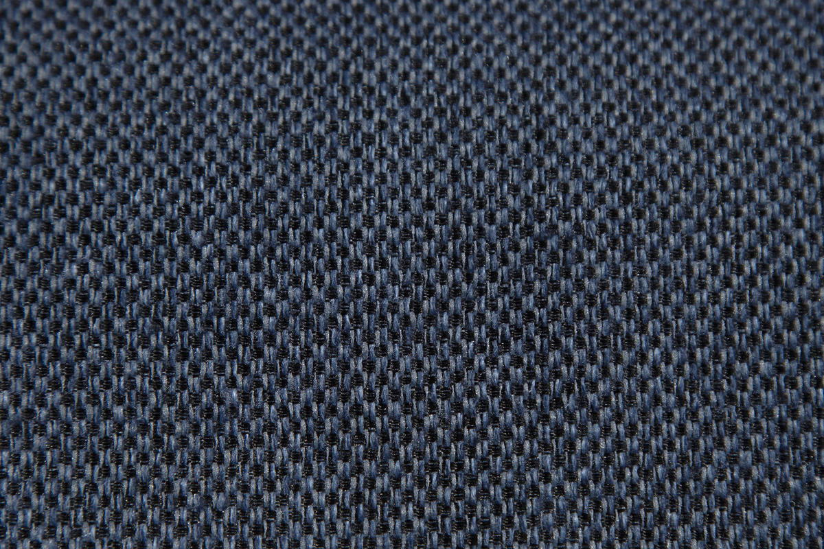 BOX-ÁGY 120/200 cm  kék, fehér  - fekete/kék, Konventionell, textil/fa (120/200cm) - Carryhome