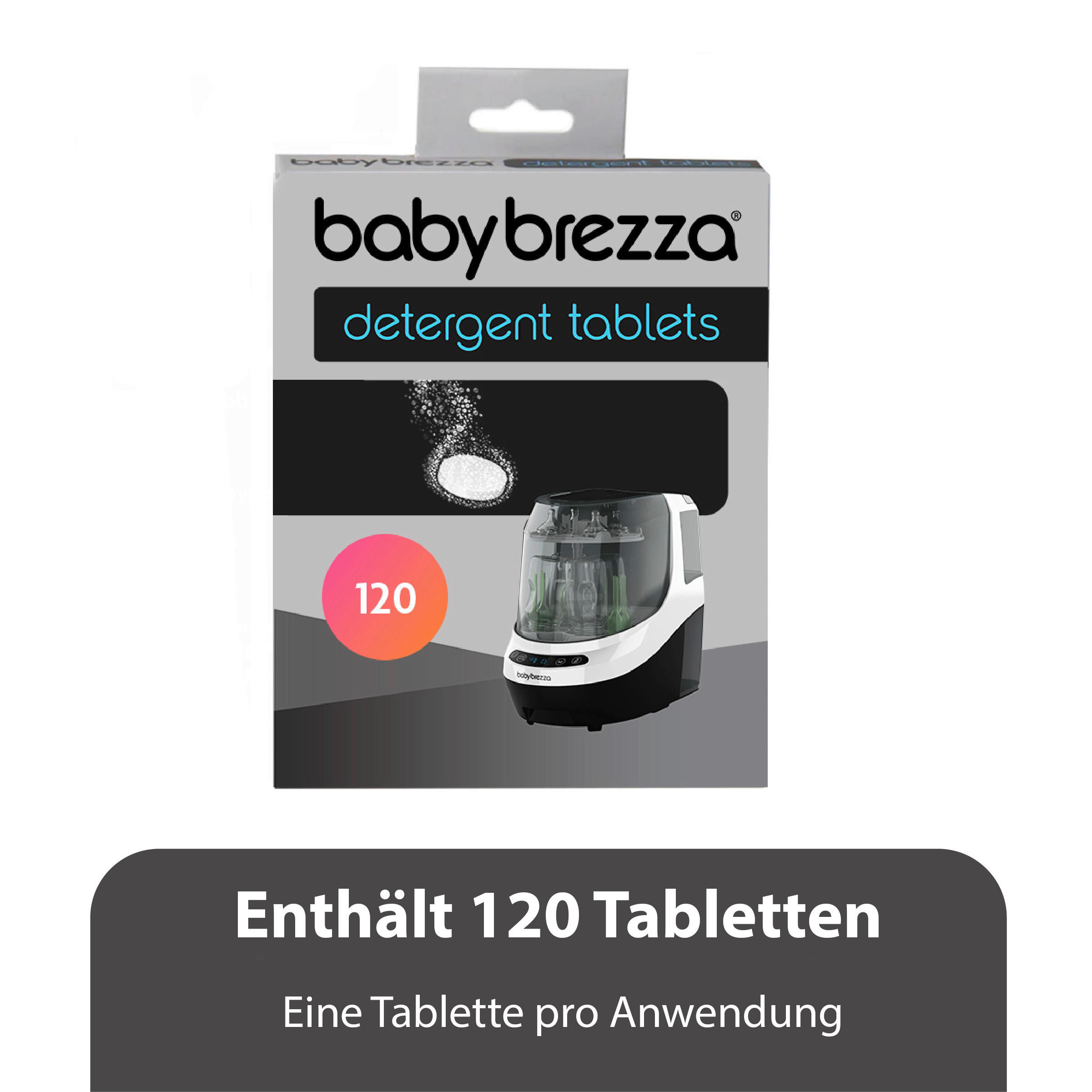 DAMPFSTERILISATOR BottleWasherPro Reinigungstabs  - Basics, Kunststoff (10,5/12,4/7cm) - Baby Brezza
