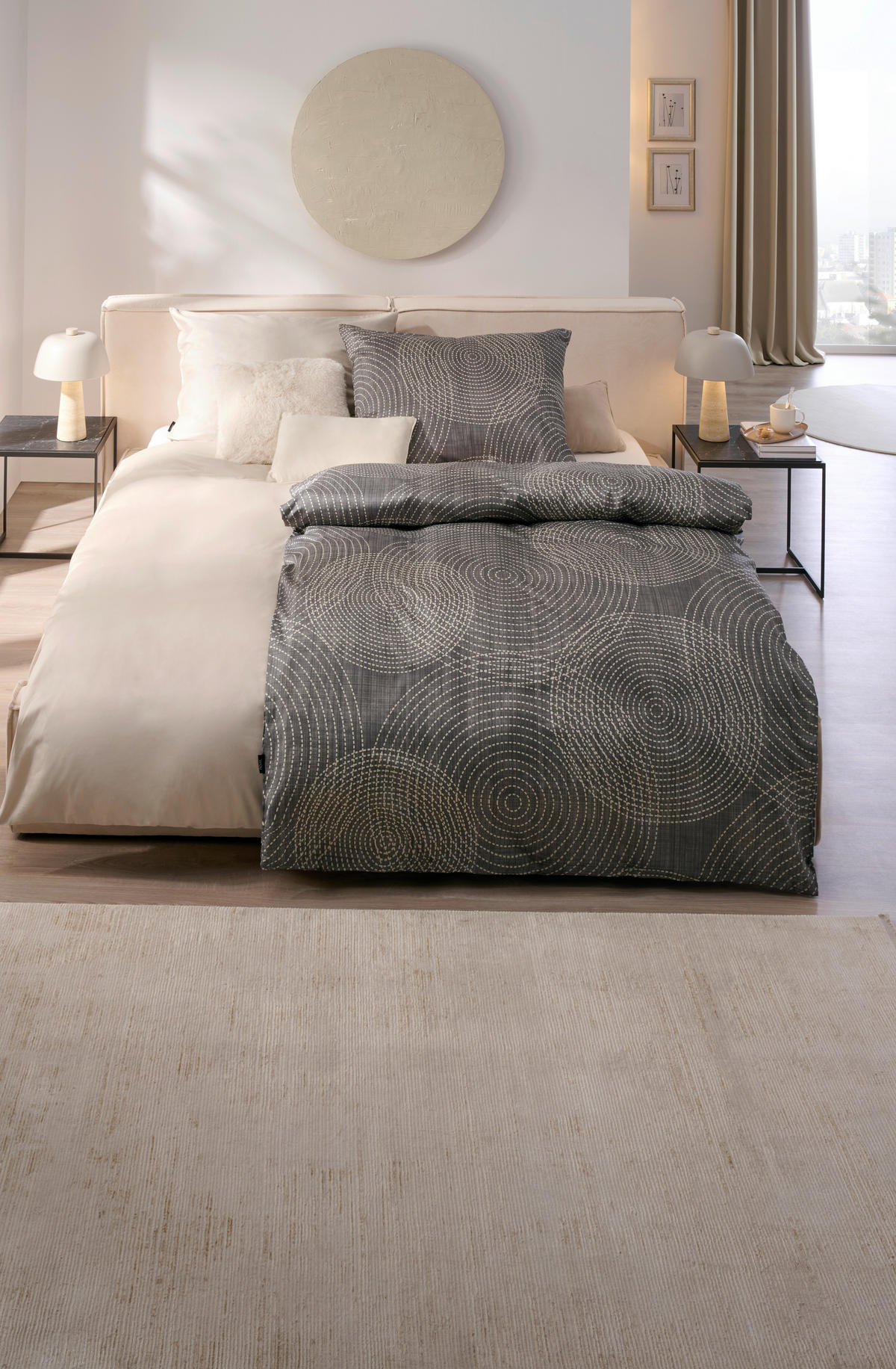 BETTWÄSCHE Satin 140/200 cm  - Braun, KONVENTIONELL, Textil (140/200cm) - Novel