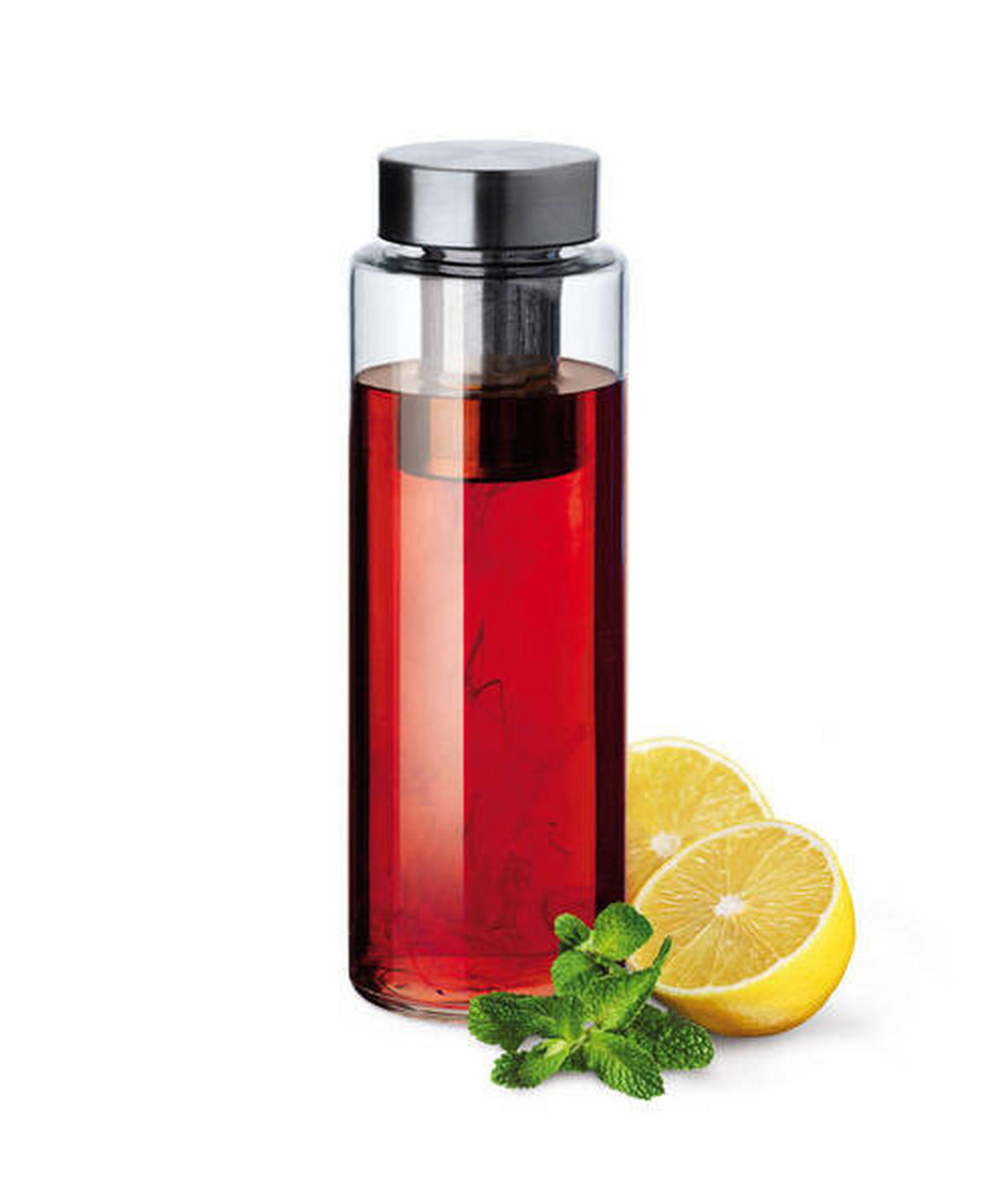 TRINKFLASCHE 1,0 l  - Klar, Design, Glas (1,0l)