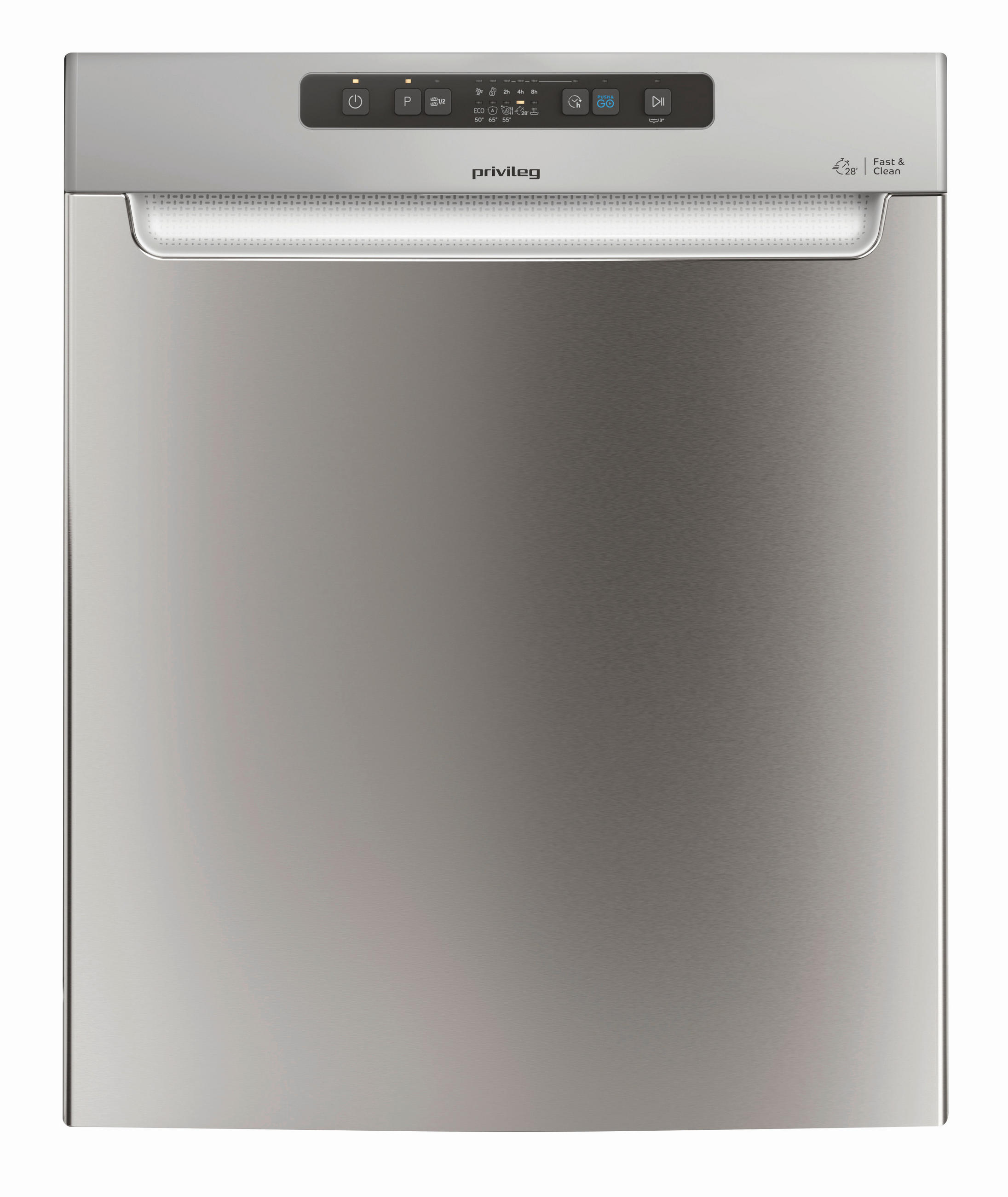 GESCHIRRSPÜLER RUC 2C24 A X  - Edelstahlfarben, Basics, Kunststoff/Metall (59/82/59,8cm) - Privileg