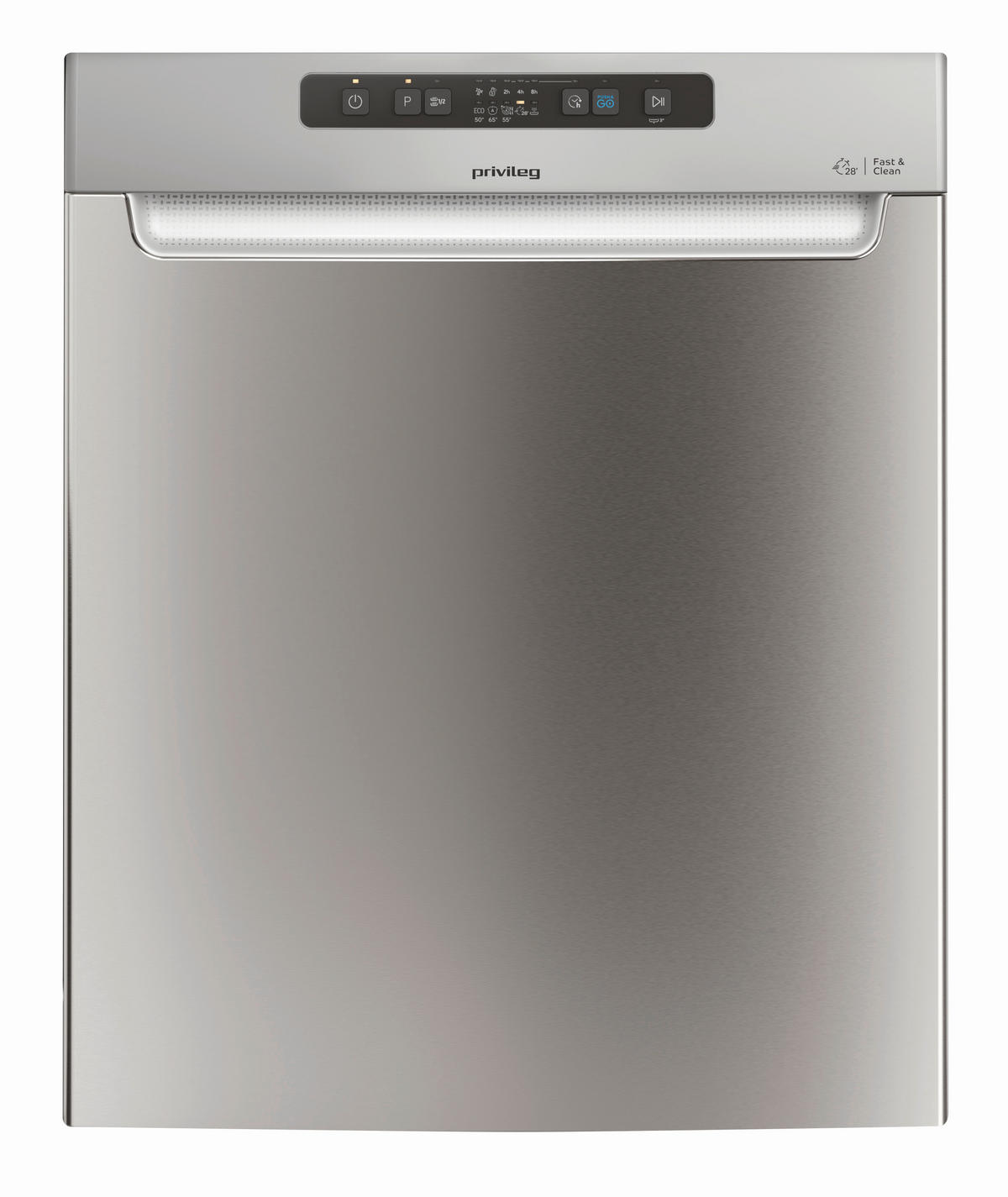 GESCHIRRSPÜLER RUC 2C24 A X  - Edelstahlfarben, Basics, Kunststoff/Metall (59/82/59,8cm) - Privileg