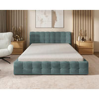 POLSTERBETT 180/200 cm,  in Grau, gepolstertes Kopfteil, Bettkasten,  - Schwarz/Grau, MODERN, Holz/Kunststoff (180/200cm) - Chameo