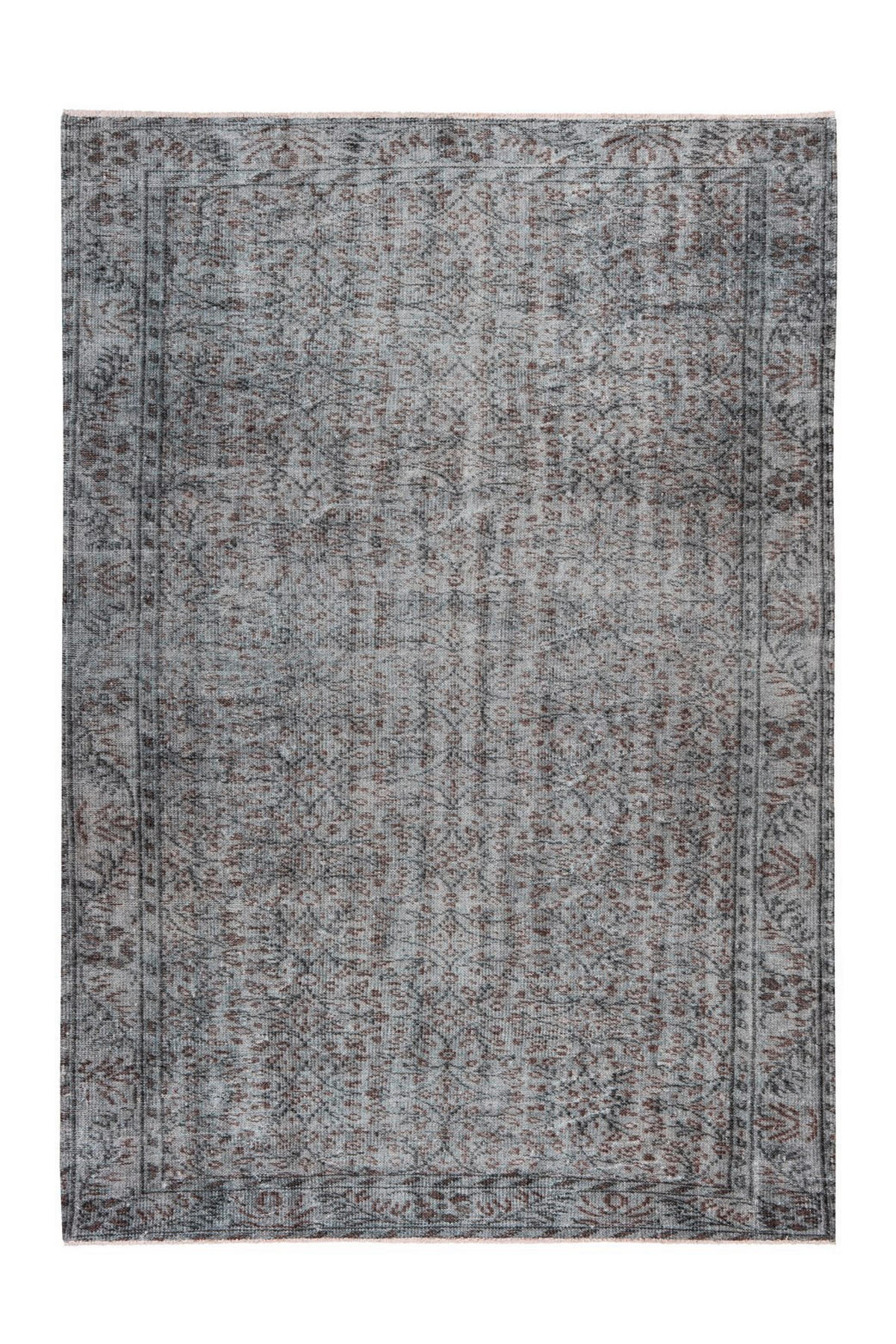 FLACHWEBETEPPICH 80/150 cm Toska 425 Grau Grau  - Grau, KONVENTIONELL, Textil (80/150cm)