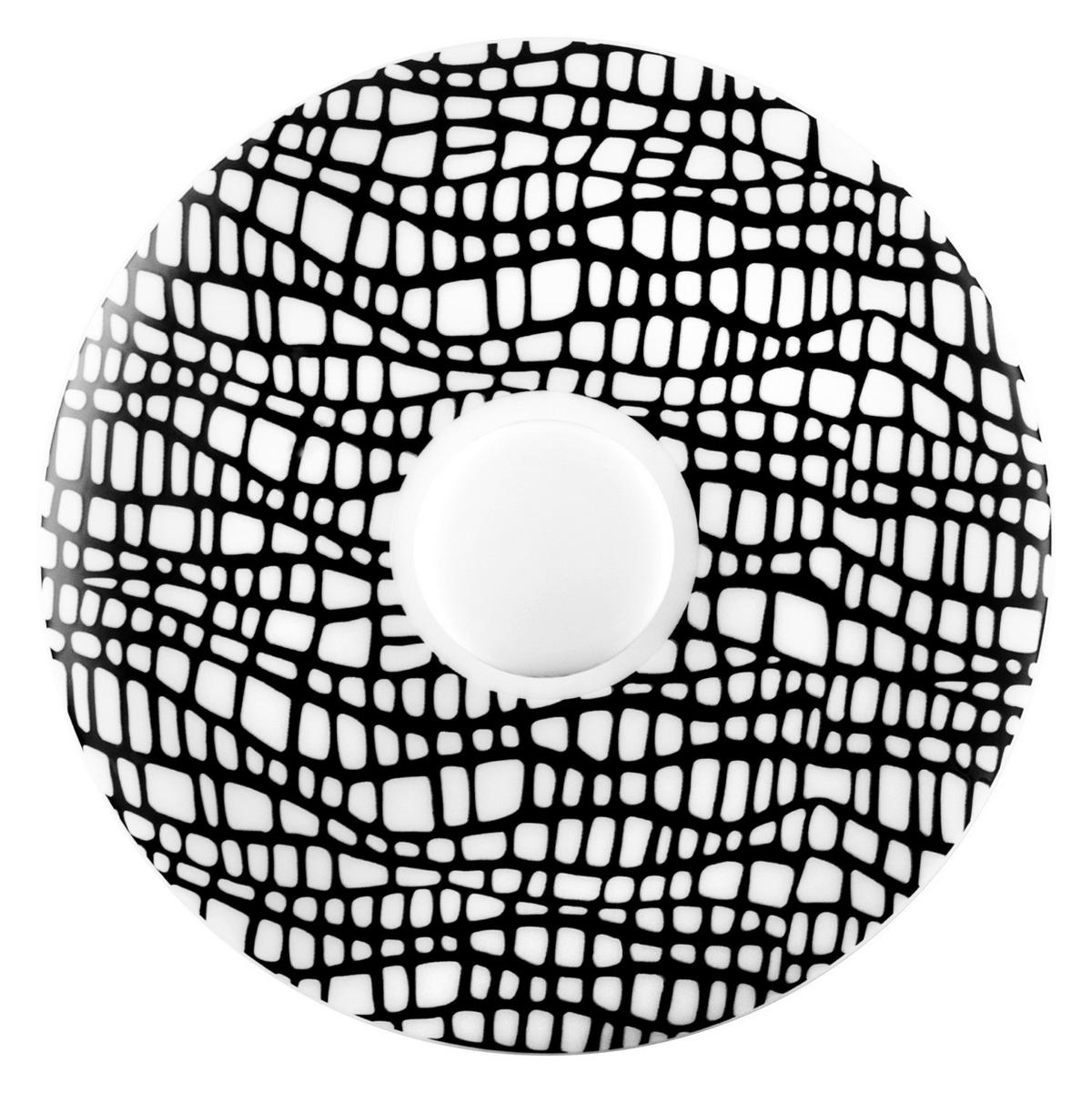 ESPRESSO-UNTERTASSE Life Fashion Glamorous Black 13,5 cm  - Schwarz, Design, Keramik (13,5cm) - Seltmann Weiden