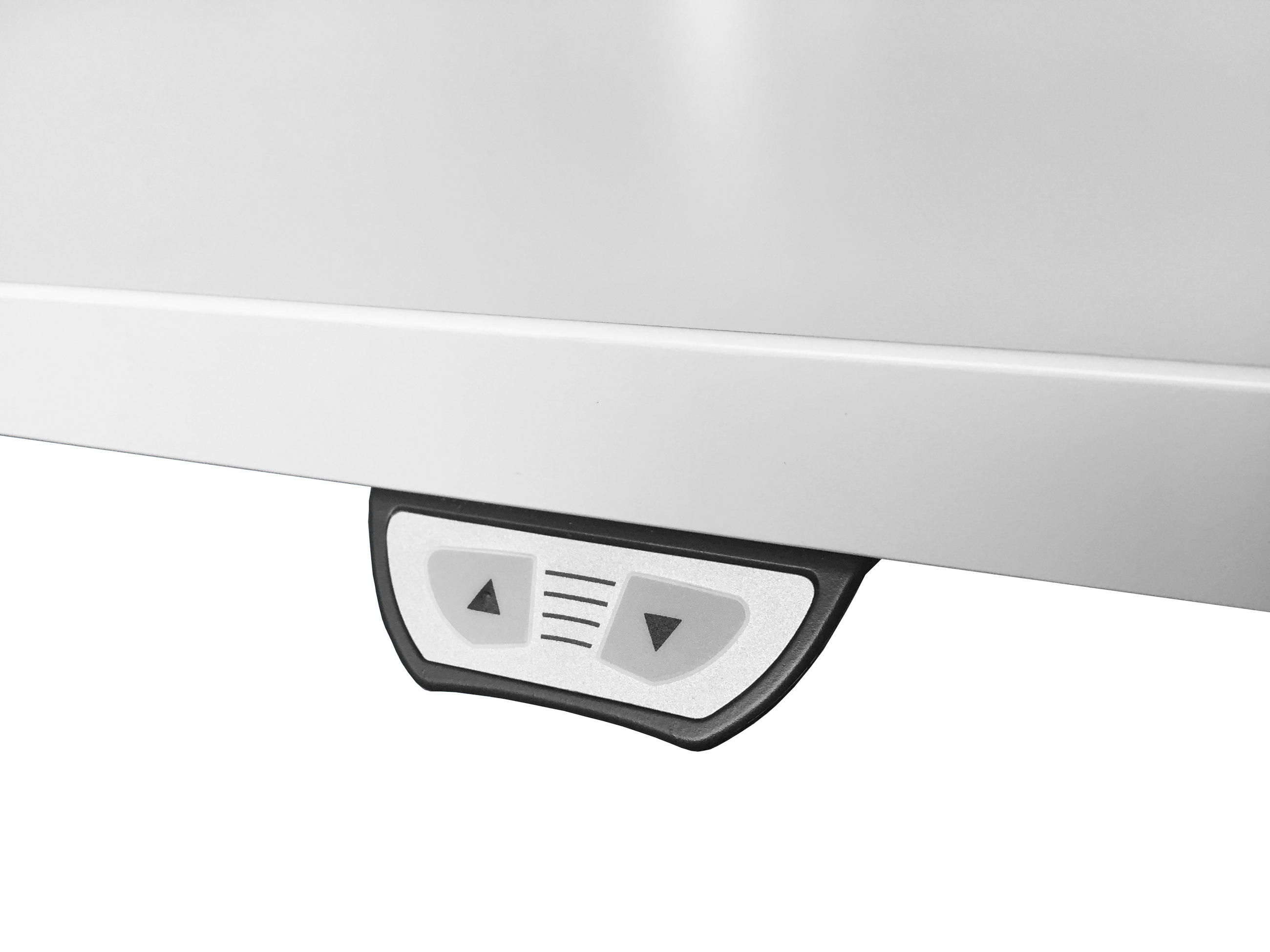 SCHREIBTISCH 160/80/72-119 cm  in Nussbaumfarben  - Silberfarben/Nussbaumfarben, KONVENTIONELL, Holzwerkstoff/Metall (160/80/72-119cm) - Venda