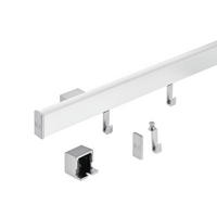 KÜCHENRELING 60/3,5/1,7 cm  in Edelstahlfarben  - Edelstahlfarben, Basics, Metall (60/3,5/1,7cm) - HKT