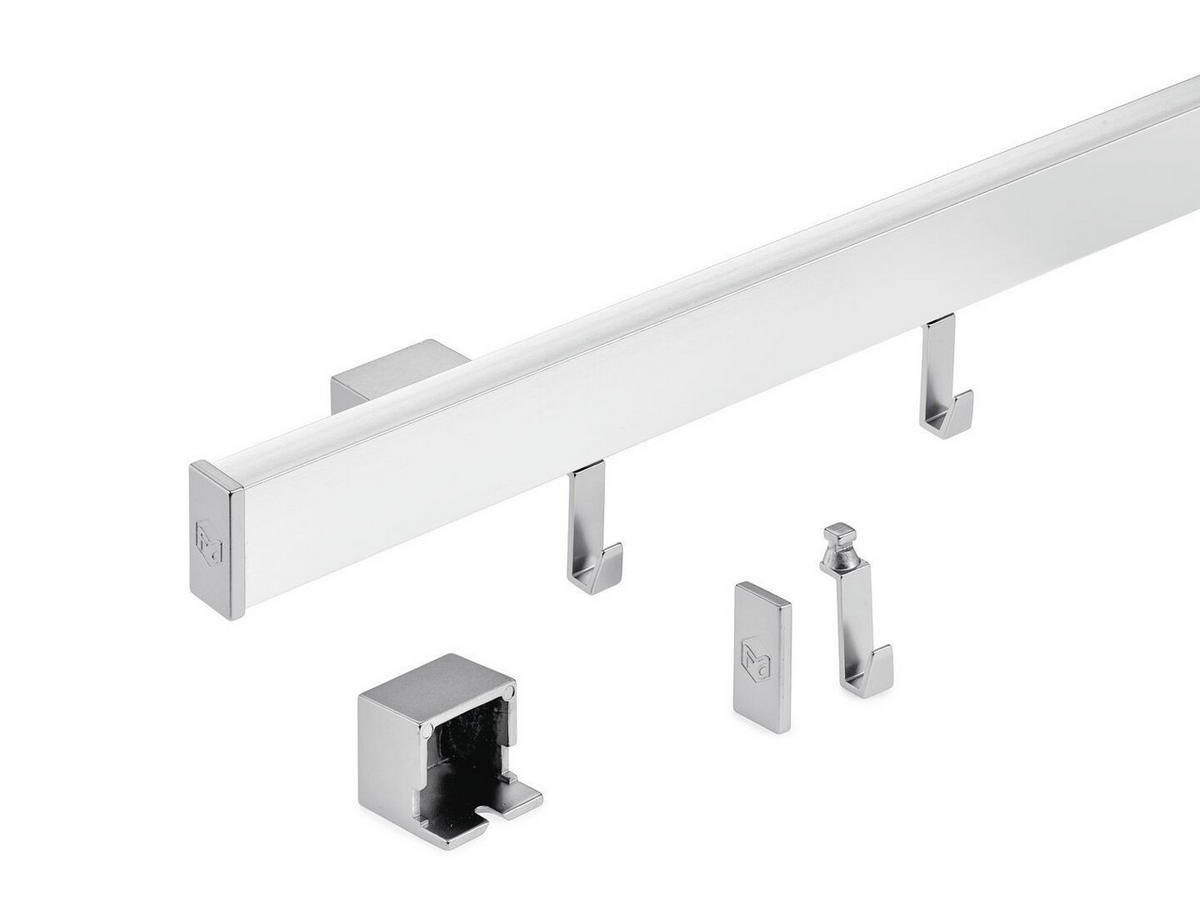 KÜCHENRELING 60/3,5/1,7 cm  in Edelstahlfarben  - Edelstahlfarben, Basics, Metall (60/3,5/1,7cm) - HKT