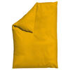 BETTDECKENBEZUG WOVEN SATIN Makosatin 135-140/200 cm  - Currygelb, Basics, Textil (135-140/200cm) - Schlafgut