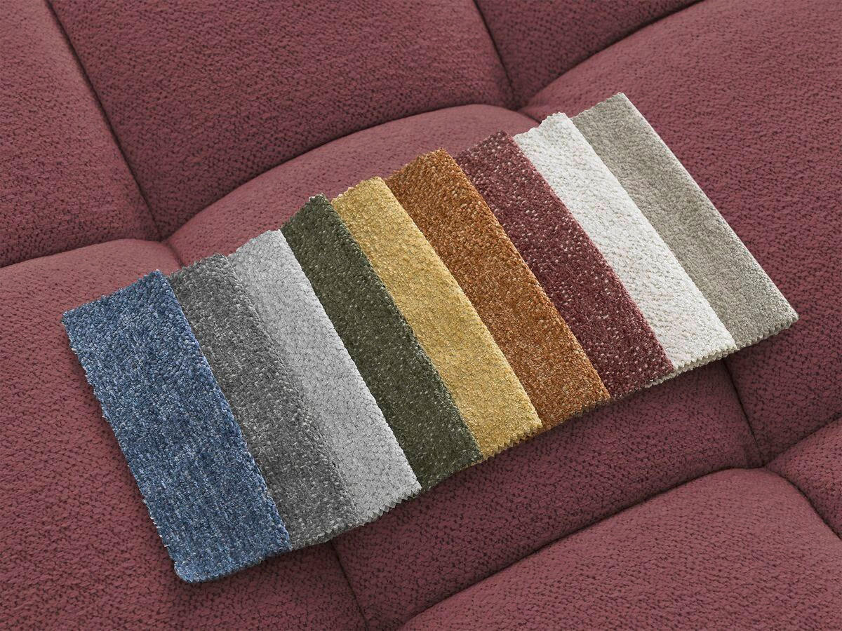 ECKSCHLAFSOFA EVEREST  mit Rücken echt, Armteil links, Armteil rechts Flachgewebe Rot  - Rot/Schwarz, MODERN, Kunststoff/Textil (318/180cm) - Livetastic