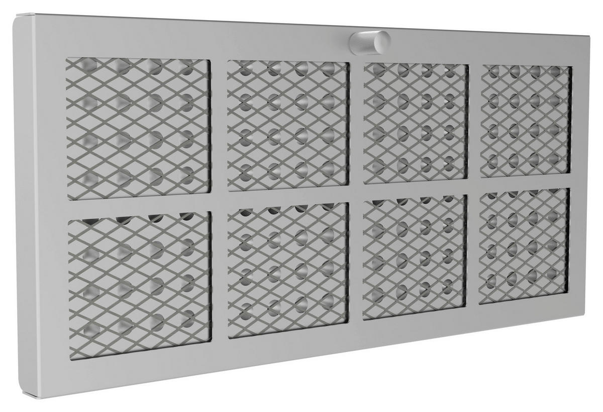 MULDENLÜFTER KOHLEFILTER-SET FWK126  - Grau, Basics, Kunststoff (23/6,5/12,5cm) - Amica