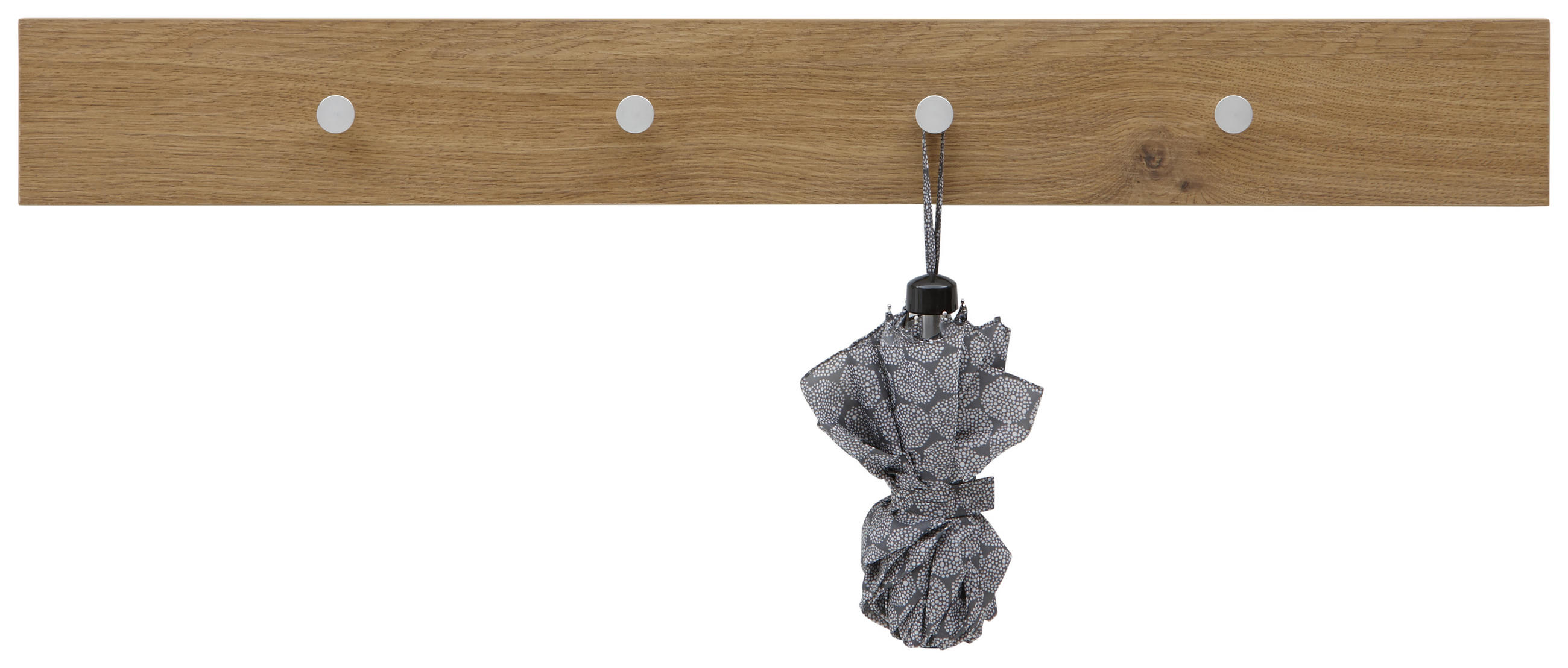GARDEROBENLEISTE  in Eichefarben  - Eichefarben, Design, Holzwerkstoff/Metall (98/12/5,5cm) - Dieter Knoll