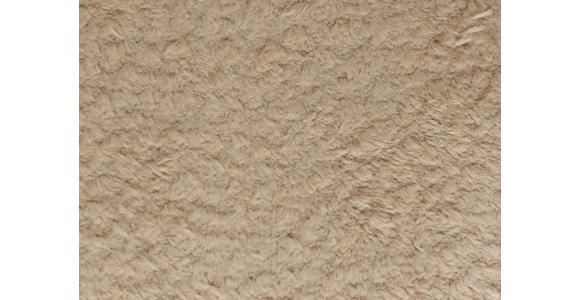 ECKSOFA  in Teddystoff Braun  280/170-195 cm  - Schwarz/Braun, Design, Textil/Metall (280/170-195cm) - Dieter Knoll