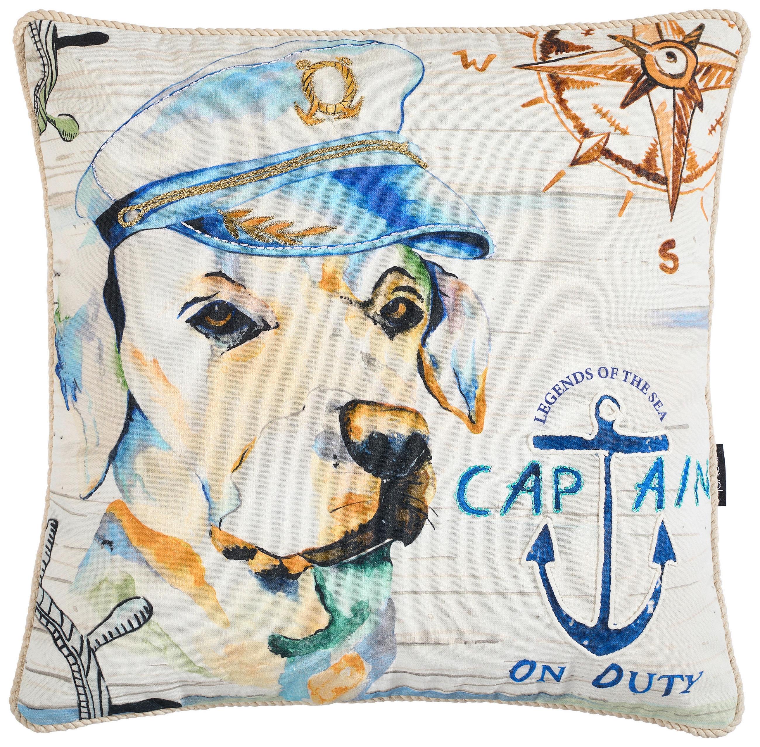 Novel Kissenbezug Captain Mehrfarbig 45x45 cm