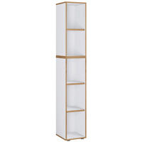 AKTENREGAL 30/183/33 cm  - Honigeiche/Weiss, Design, Holzwerkstoff (30/183/33cm) - MID.YOU