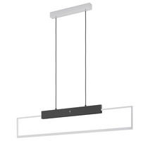 HÄNGELEUCHTE 116/1,6/110 cm  - Chromfarben/Schwarz, Design, Kunststoff/Metall (116/1,6/110cm) - Joop!