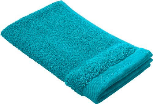 GÄSTETUCH BONITA Türkis 4-teilig 30/50 cm - Türkis, Natur, Textil (30/50cm) - Bio:Vio