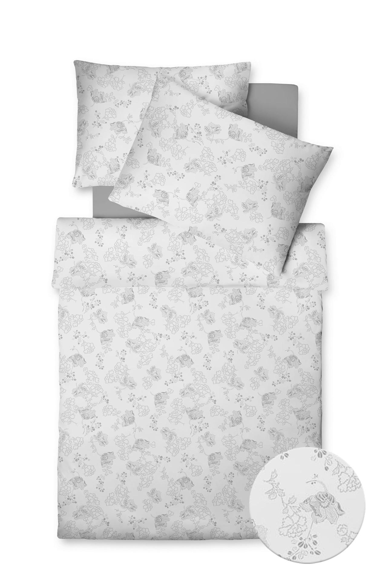 BETTWÄSCHE 2-teilig 140/200 cm  - Weiß, Basics, Textil (140/200cm) - Fleuresse