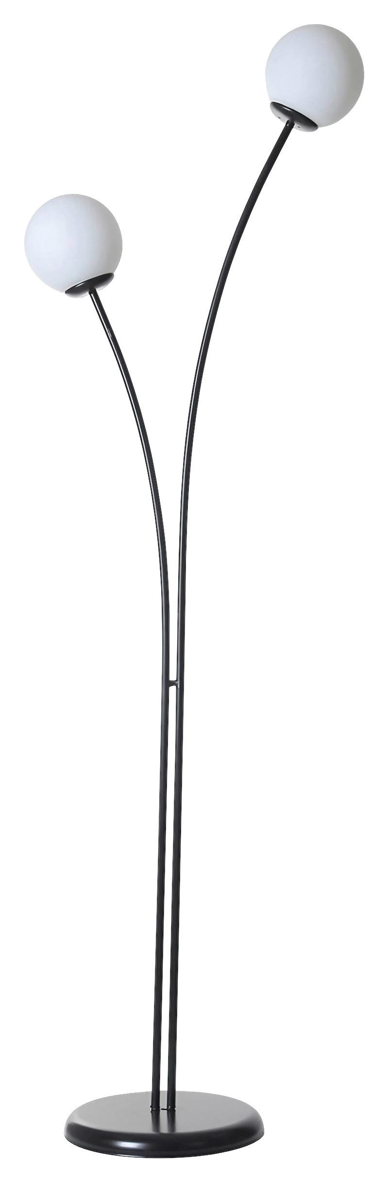 STEHLEUCHTE 50/165 cm Modern  - Schwarz, Trend, Metall (50/165cm) - P & B