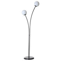 STEHLEUCHTE 50/165 cm Modern  - Schwarz, Trend, Metall (50/165cm) - P & B