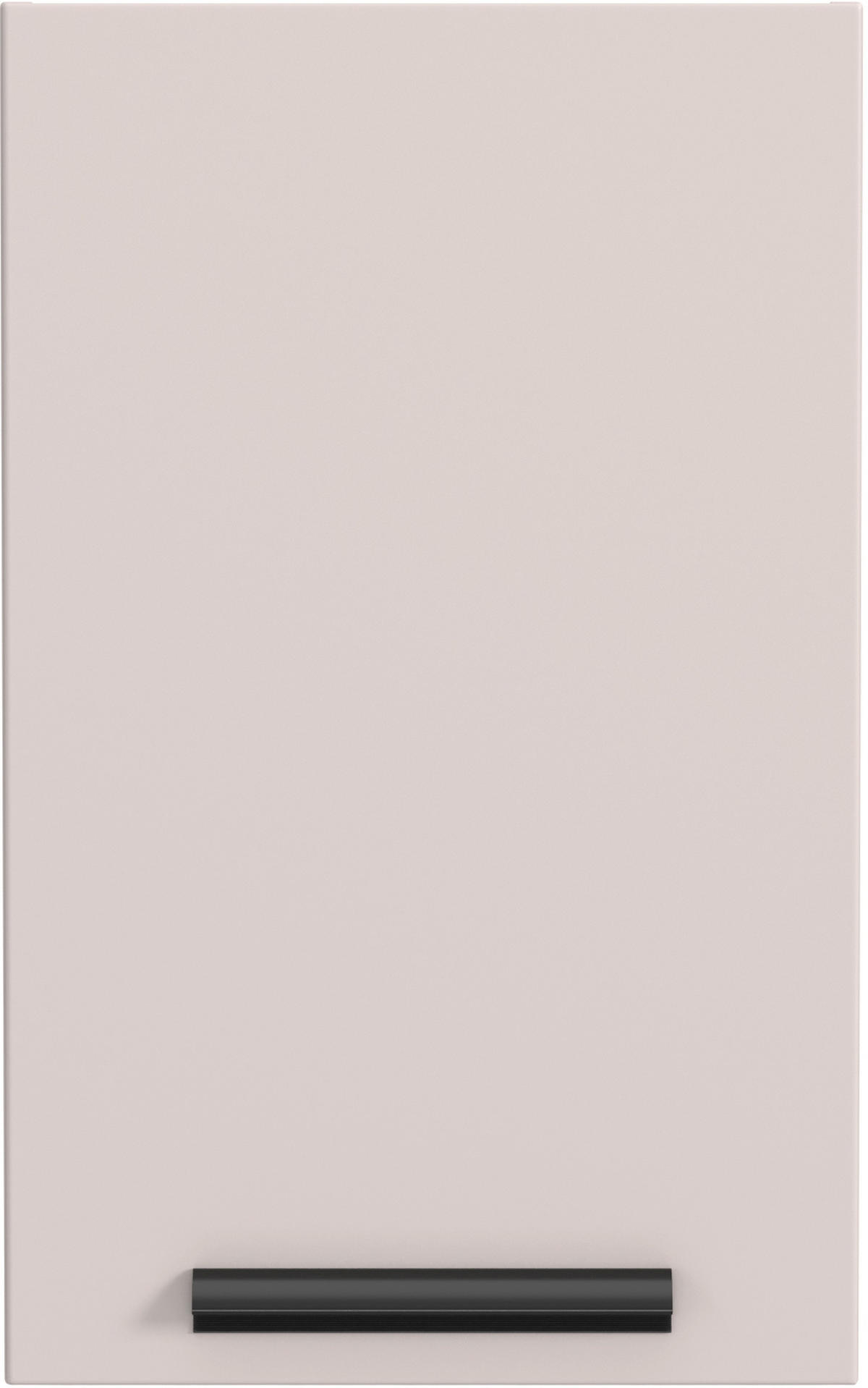 HÄNGESCHRANK 40/64/20 cm  - Kaschmir/Schwarz, KONVENTIONELL, Holzwerkstoff/Metall (40/64/20cm) - Xora