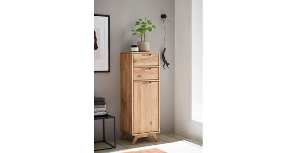 MIDISCHRANK 40/115/35 cm  - Wildeiche, Basics, Holz (40/115/35cm) - Linea Natura