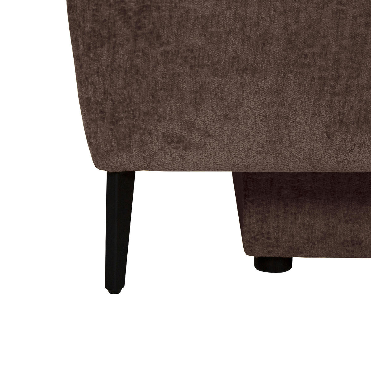 SCHLAFSOFA in Webstoff Greige  - Greige/Schwarz, Modern, Textil/Metall (200/90/100cm) - Ti'me