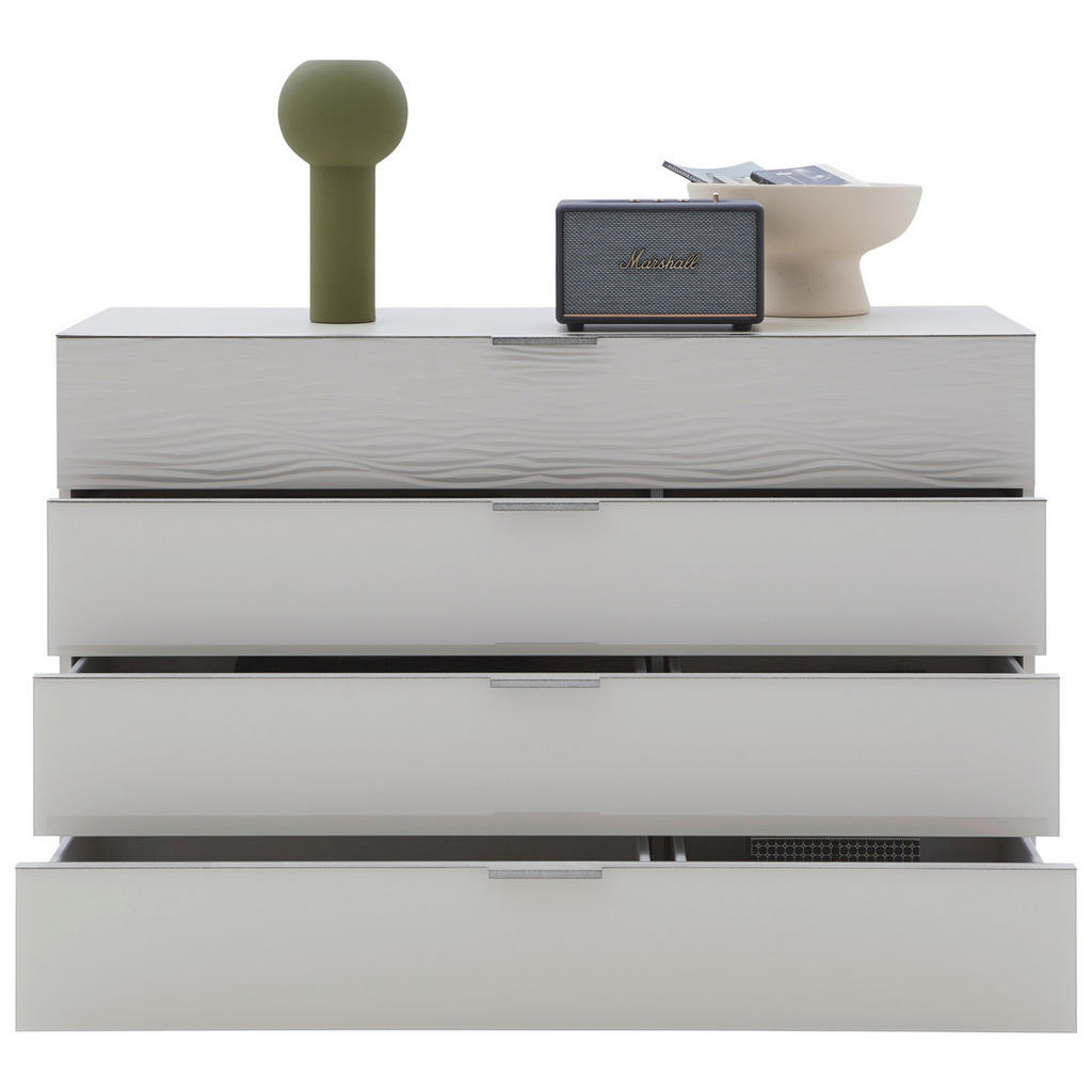 Thumbnail - Dieter Knoll Kommode, Champagner, Metall, 4 Schubladen, 121x82x42 cm, Beimöbel erhältlich, stehend, Schlafzimmer, Schlaf...