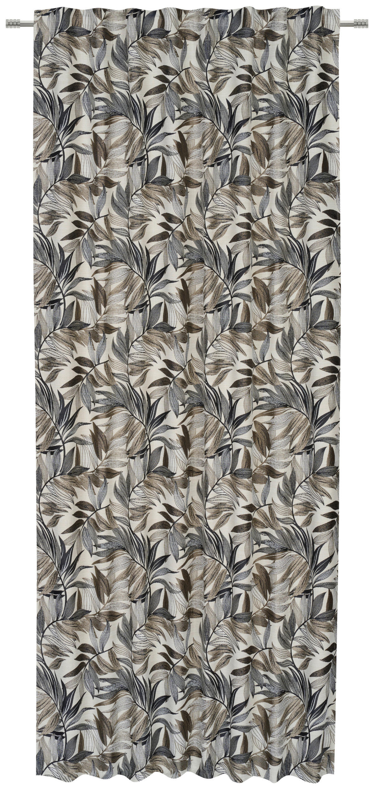 HOTOVÝ ZÁVES, nepriehľadné, 135/245 cm - antracitová, Trend, textil (135/245cm) - Esposa