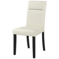 STUHL in Holz Schwarz, Beige  - Beige/Schwarz, Basics, Holz (57/96/44cm) - MID.YOU