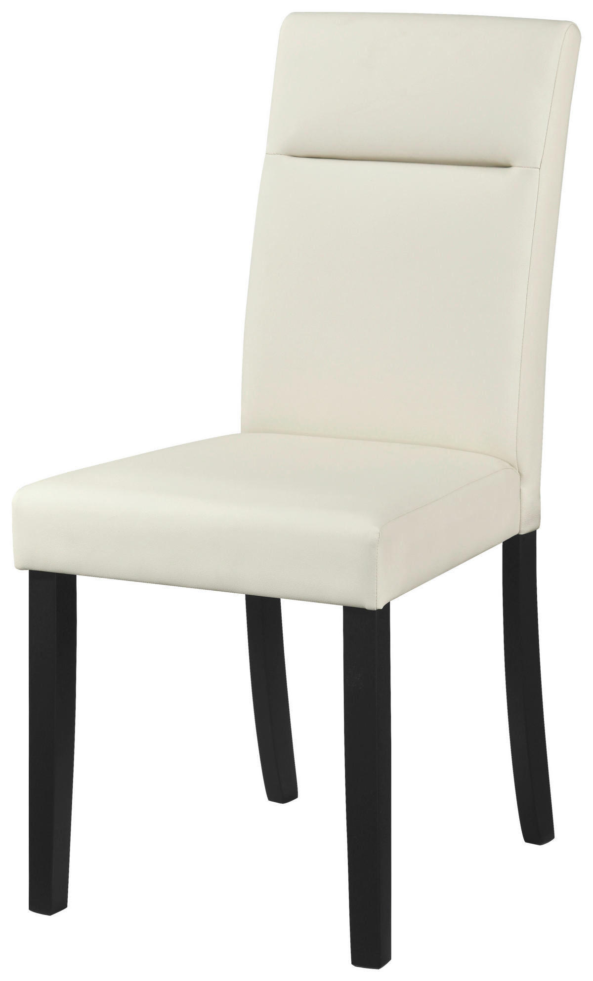 STUHL in Holz Schwarz, Beige  - Beige/Schwarz, Basics, Holz (57/96/44cm) - MID.YOU