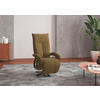 SESSEL in Flachgewebe Olivgrün  - Schwarz/Olivgrün, KONVENTIONELL, Textil/Metall (74/112/82cm) - Sit & More